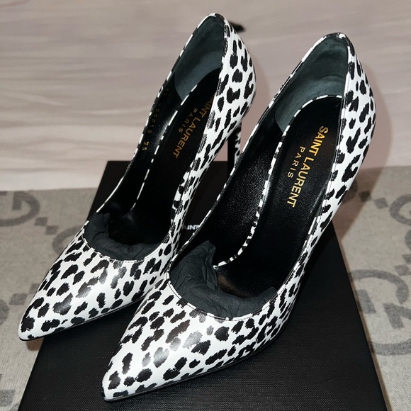 Authentic YSL snow leopard pumps, size 6 - Picture 1 of 8